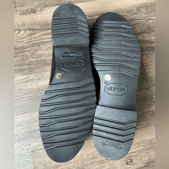 Paul Green Womens Black Loafers with Silver Buckle Size 7.5 (5) - Picture 7 of 8